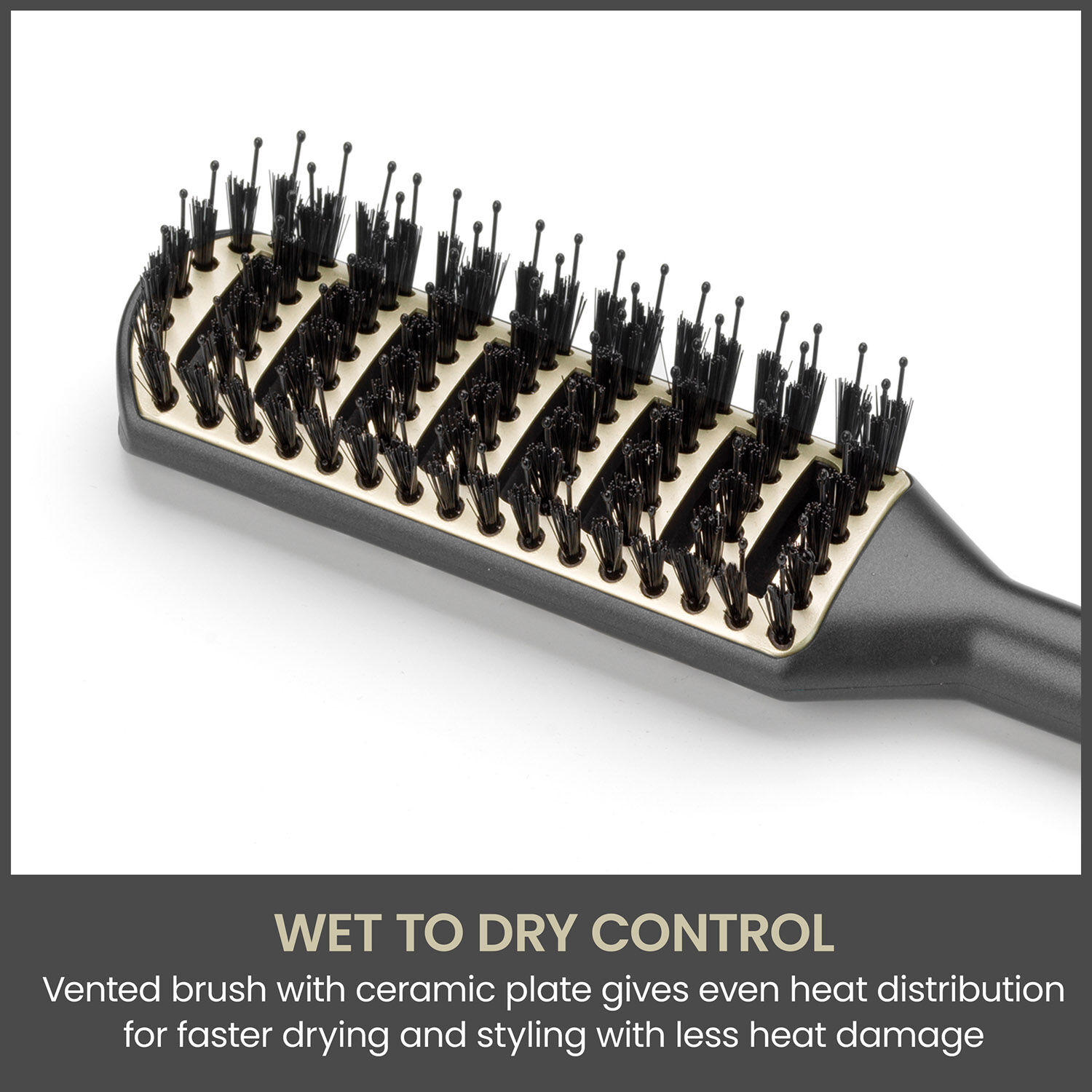 Wet to Dry Ceramic Vented Hair Brush